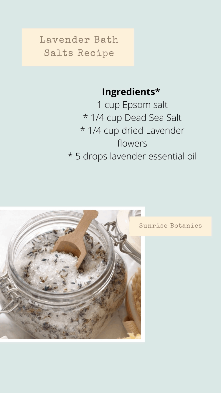 Lavender Salts Recipe
