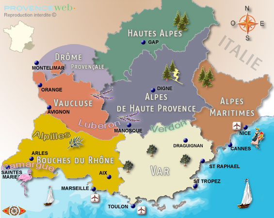 areas of provence